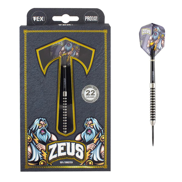Tex - Zeus Darts Steel Tip Darts - 90% Tungsten from On Point Darts