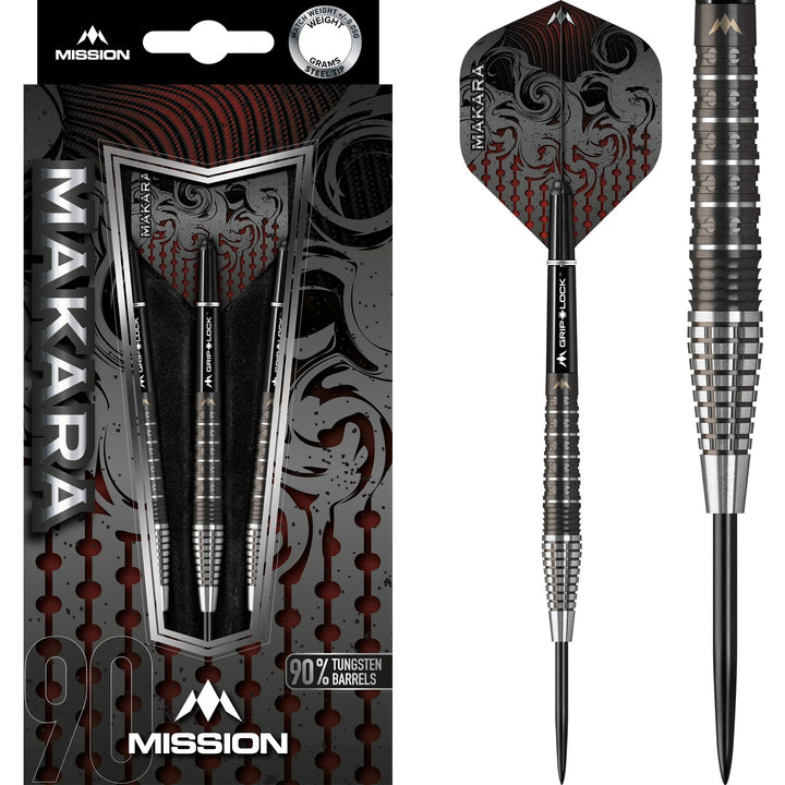 Makara M2 Steel Tip Darts - 90% Tungsten from On Point Darts