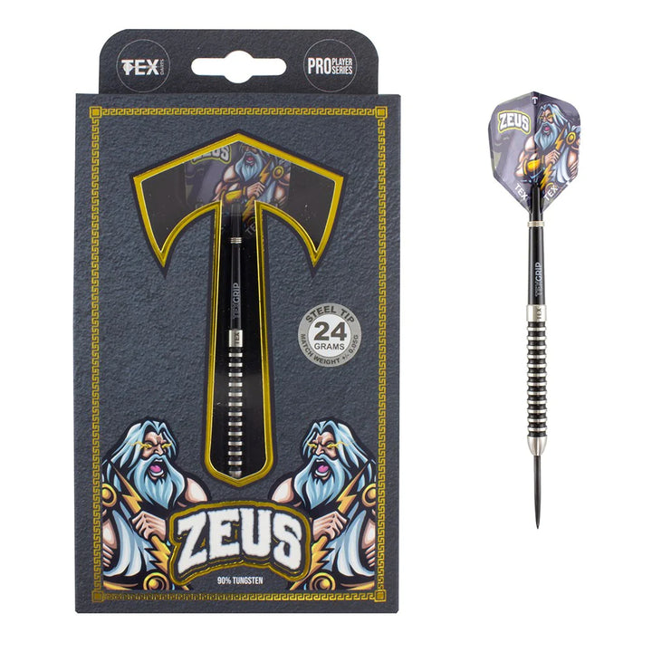 Tex - Zeus Darts Steel Tip Darts - 90% Tungsten from On Point Darts