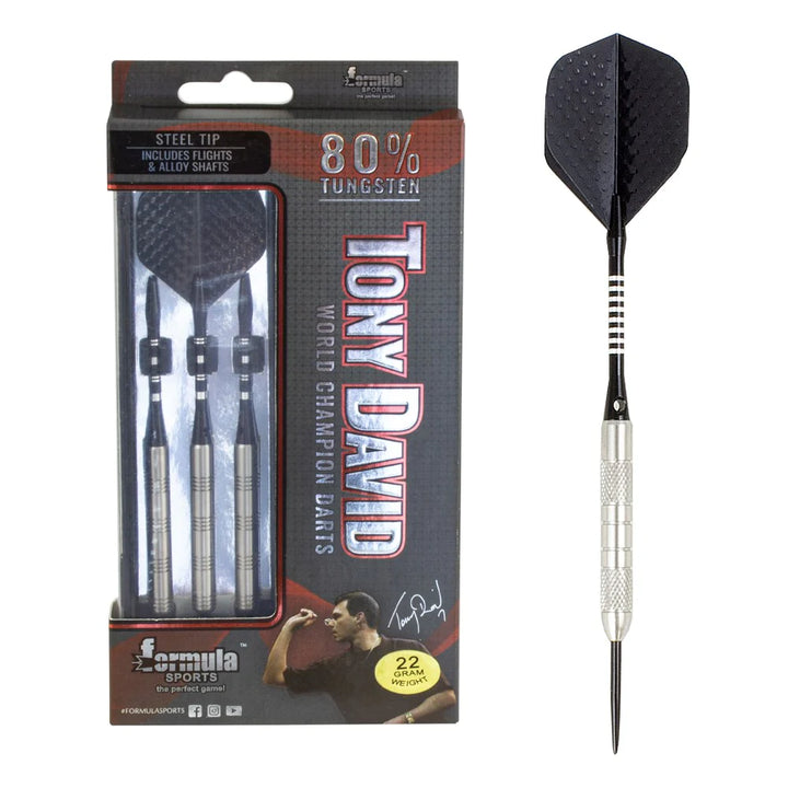 Formula - Tony David Steel Tip Darts - 80% Tungsten from On Point Darts
