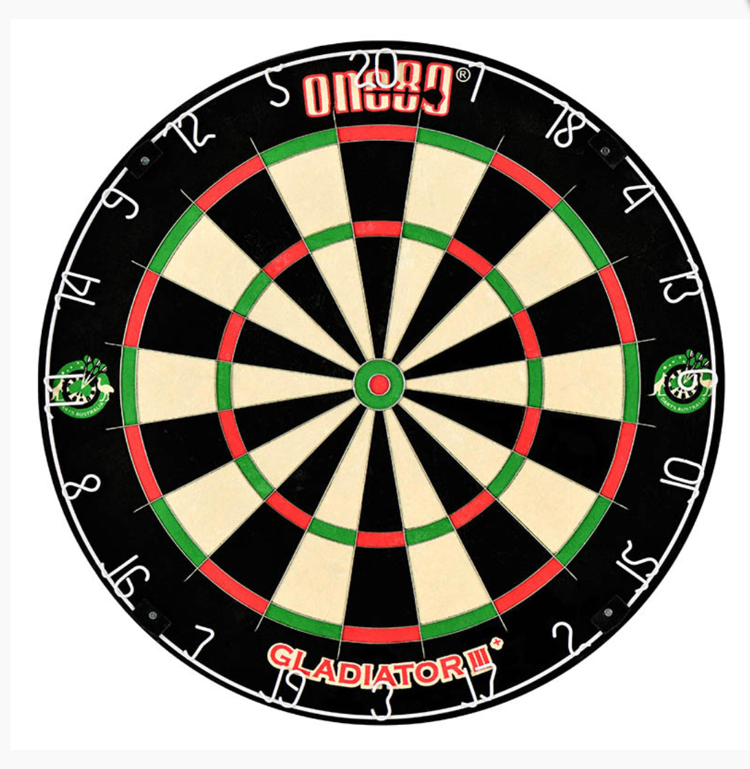 One80 Gladiator 3 Dartboard On Point Darts