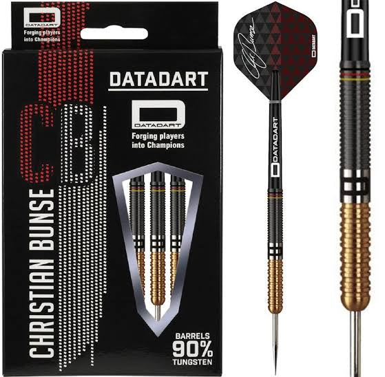 Datadart - Christian Bunse Steel Tip Darts - 90% Tungsten from On Point Darts