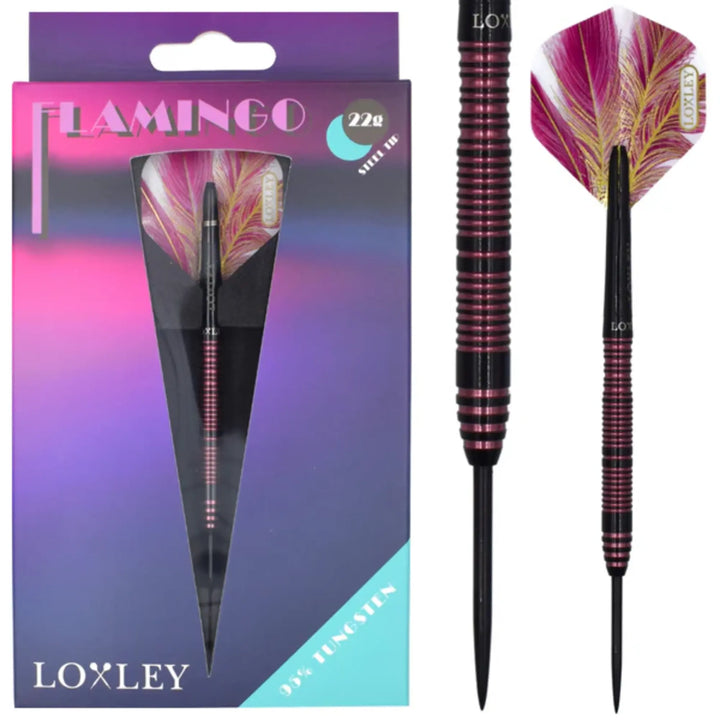 Flamingo Steel Tip Darts - 95% Tungsten