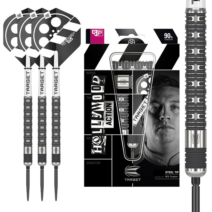 Hollywood Action Steel Tip Darts - 90% Tungsten from On Point Darts