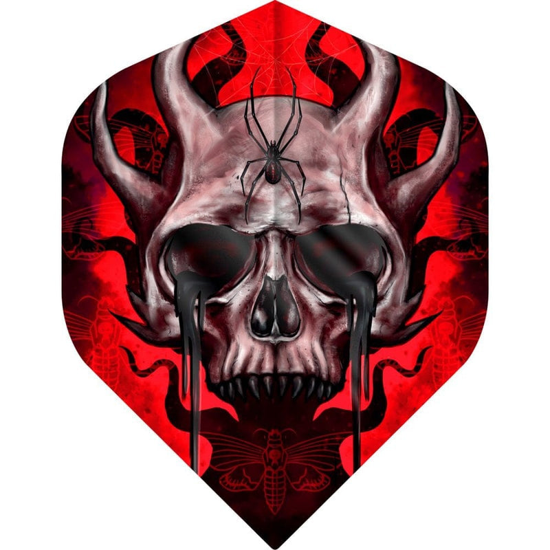 Horror Show No.2 Dart Flights - Horned Skull from On Point Darts