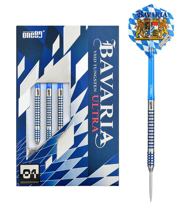 Bavaria Ultra 01 Steel Tip Darts - 90% Tungsten from On Point Darts