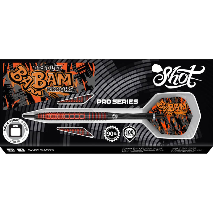 Bradley Brooks Steel Tip Darts - 90% Tungsten from On Point Darts