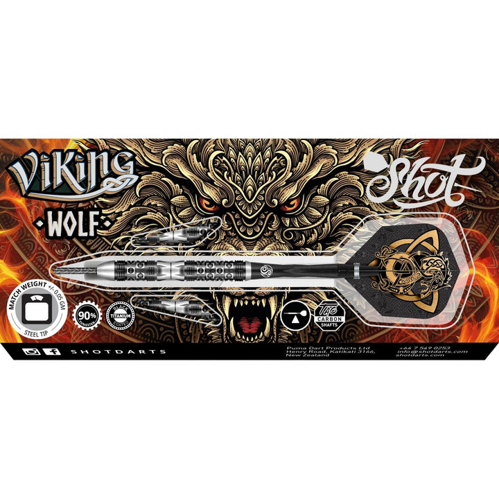 Viking Wolf Steel Tip Darts - 90% Tungsten from On Point Darts