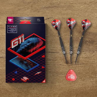 Phil Taylor Raw Power G11 Steel Tip Darts - 95% Tungsten from On Point Darts