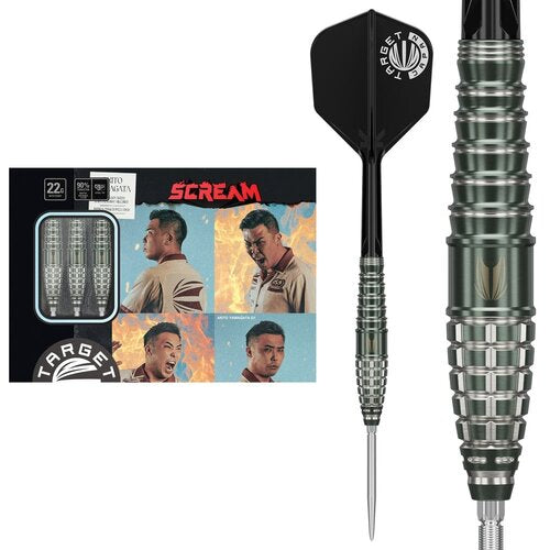 Prime Series Scream G1 Steel Tip Darts - 90% Tungsten from On Point Darts