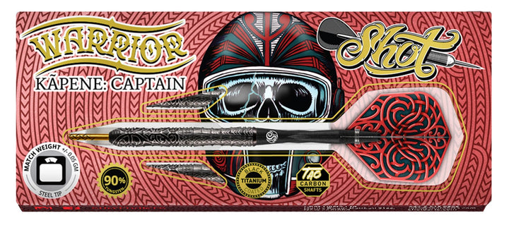 Warrior Kapene Captain Steel Tip Darts - 90% Tungsten from On Point Darts