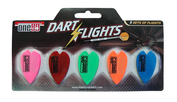 Darts Flights - Pack Of 5 Tear Drop Flights from On Point Darts