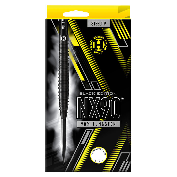 Nx90 Black Edition Steel Tip Darts - 90% Tungsten from On Point Darts