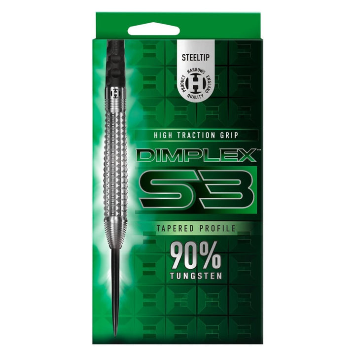 Dimplex S3 Steel Tip Darts - 90% Tungsten from On Point Darts
