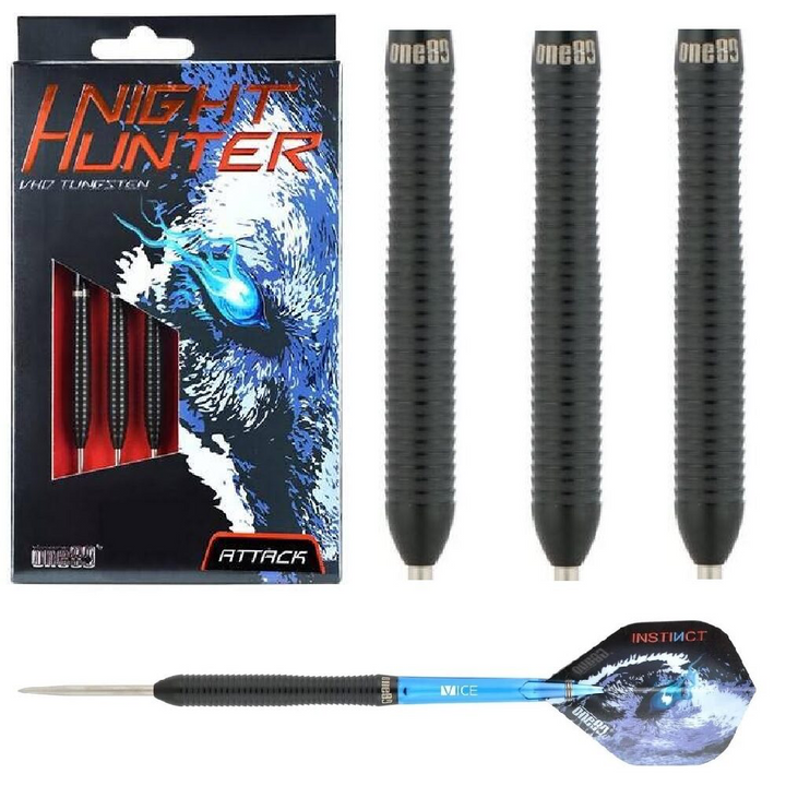 Night Hunter Velocity Steel Tip Darts - 90% Tungsten from On Point Darts