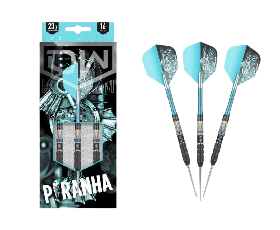 Piranha 01 Steel Tip Darts - 90% Tungsten from On Point Darts