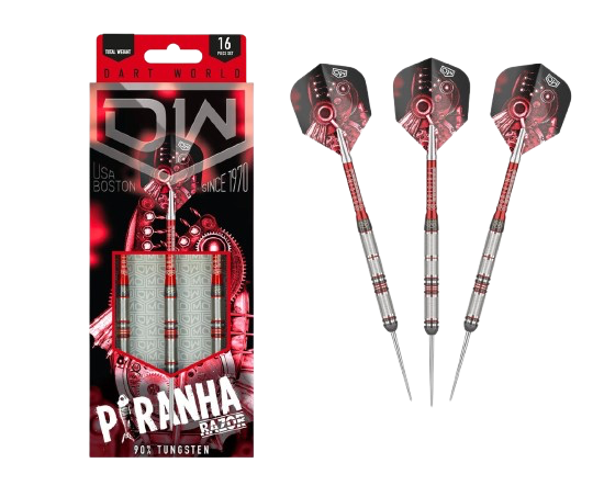 Piranha Razor 01 Steel Tip Darts - 90% Tungsten from On Point Darts