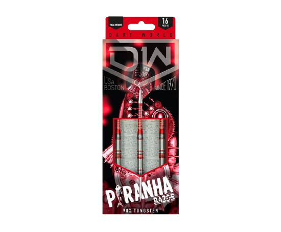 Piranha Razor 01 Steel Tip Darts - 90% Tungsten from On Point Darts
