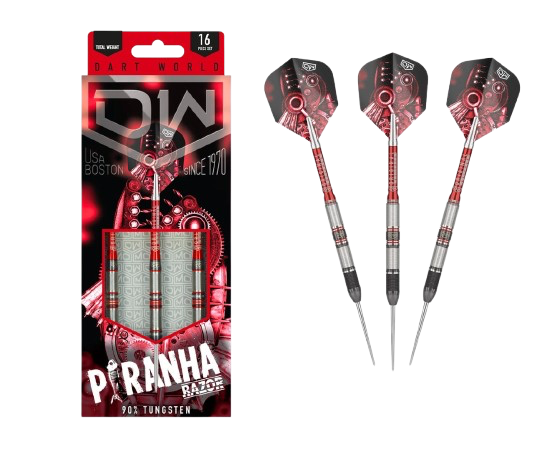 Piranha Razor 02 Steel Tip Darts - 90% Tungsten from On Point Darts