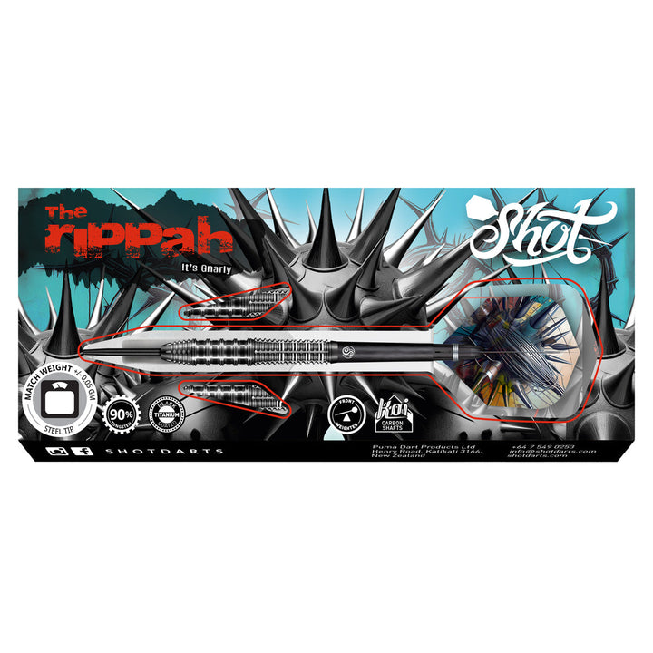 Gnarley Rippah Steel Tip Darts - 90% Tungsten from On Point Darts