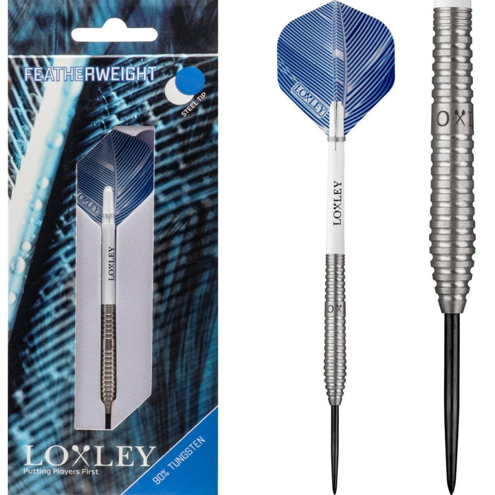 Featherweight Blue Darts Steel Tip Darts - 90% Tungsten from On Point Darts