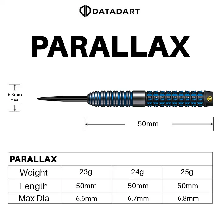 Parallax Steel Tip Darts - 90% Tungsten from On Point Darts