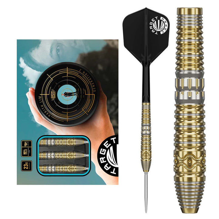 Hot Shot Harith Lim G2 Steel Tip Darts - 90% Tungsten from On Point Darts