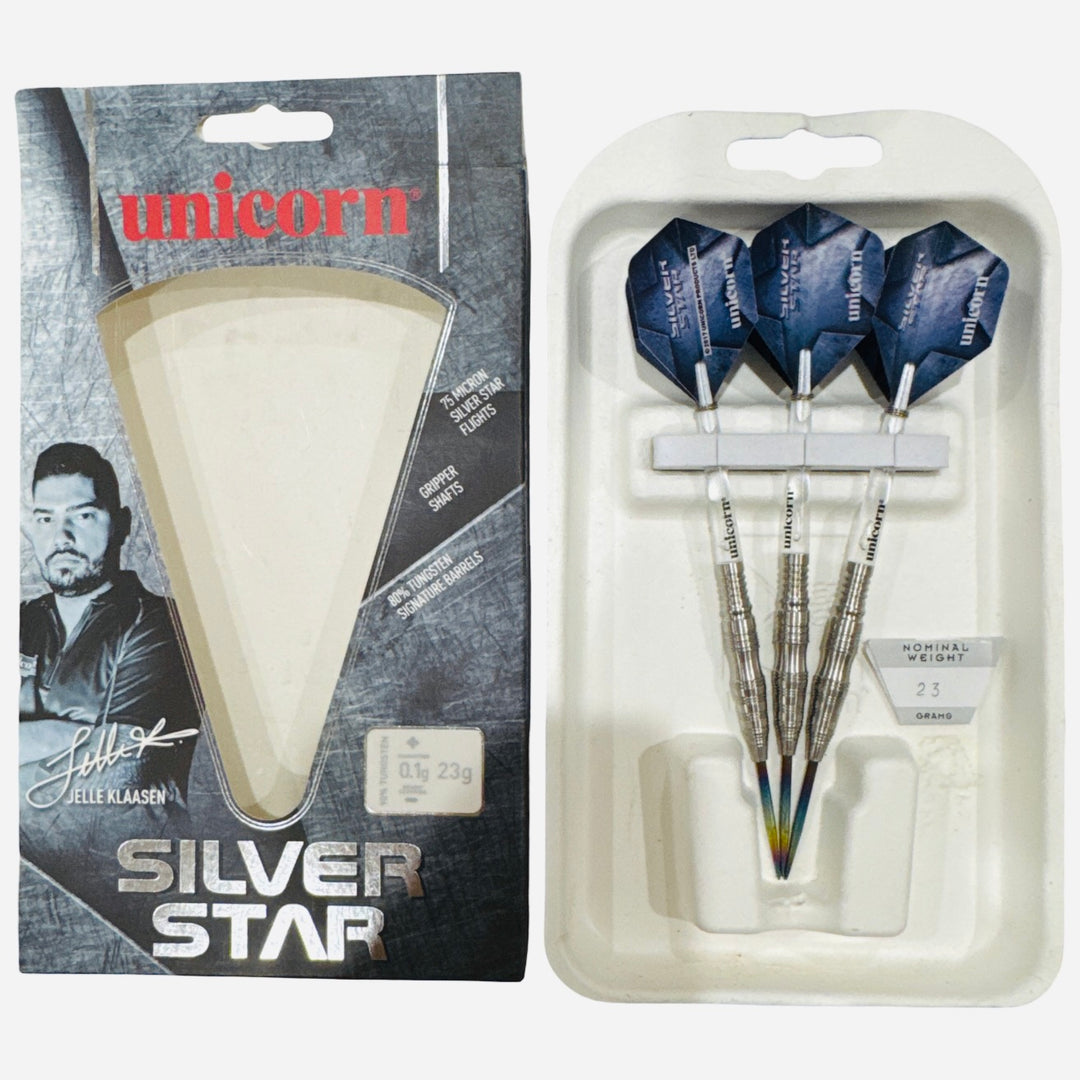Unicorn Silver Star Darts 23g - Trade In Collection