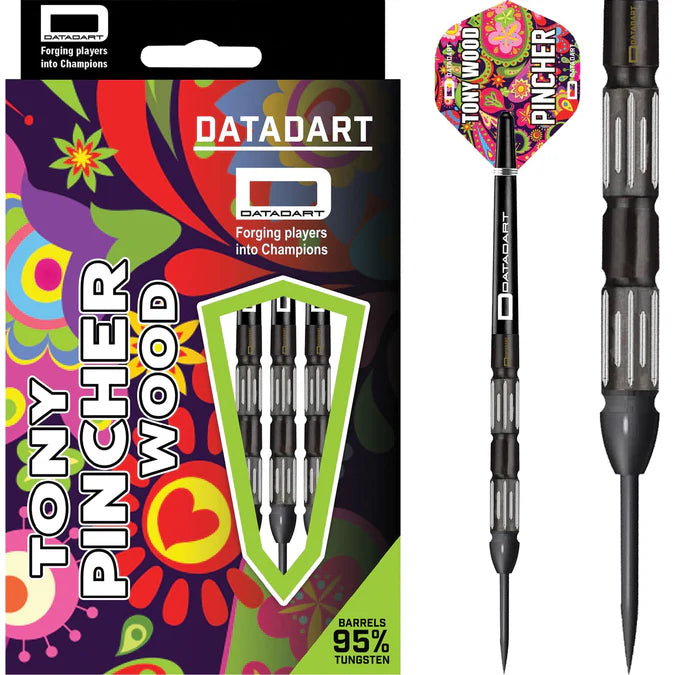 Tony 'Pincher' Wood Steel Tip Darts - 95% Tungsten from On Point Darts