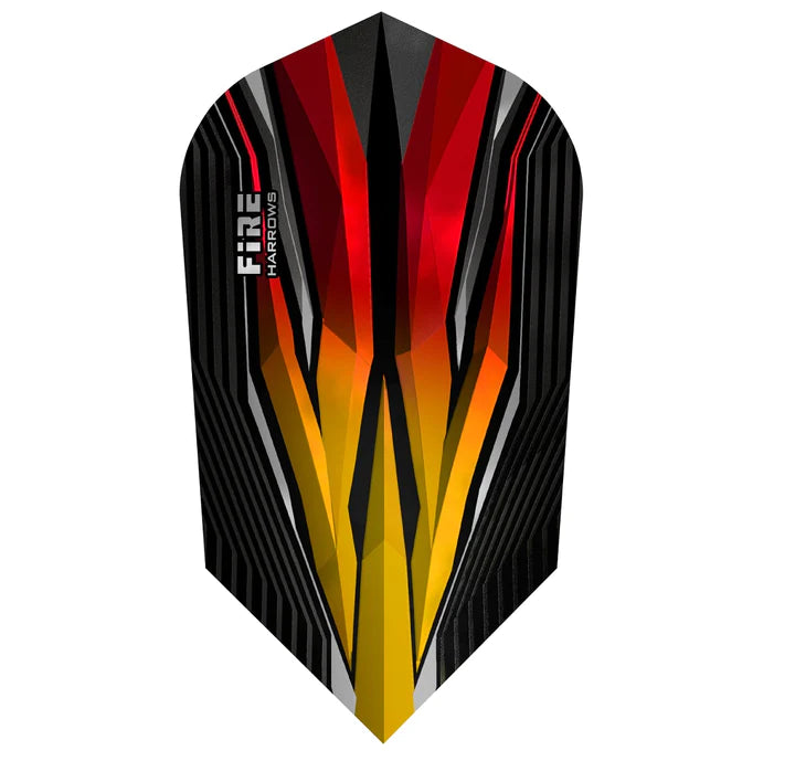 Harrows - Fire Two Tone Flame Dart Flights - Slim from On Point Darts