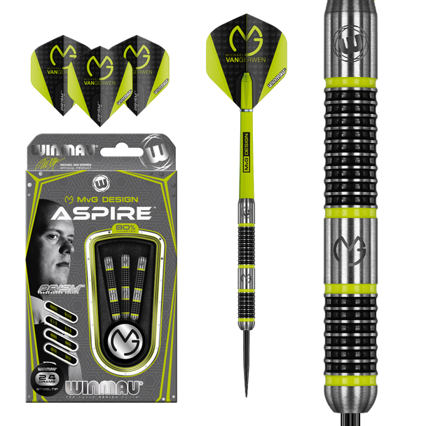 Mvg Aspire Steel Tip Darts - 80% Tungsten from On Point Darts