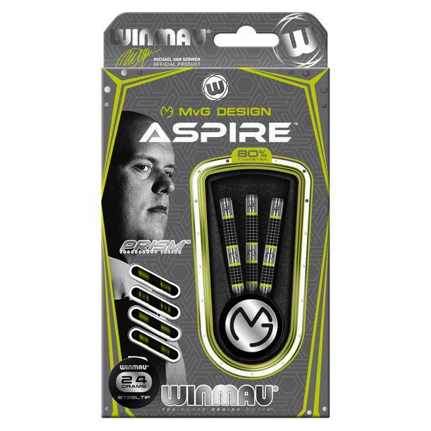Mvg Aspire Steel Tip Darts - 80% Tungsten from On Point Darts