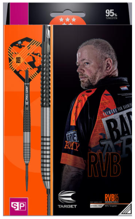 Target - Rvb Gen 3 Swiss Dart Steel Tip Darts - 95% Tungsten from On Point Darts