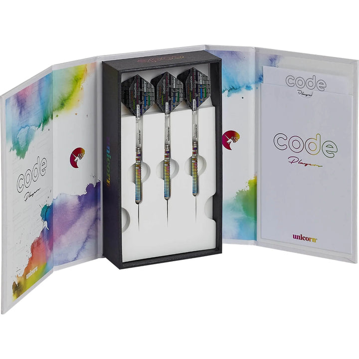 Unicorn - Chris Dobey Code Darts Steel Tip Darts - 90% from On Point Darts