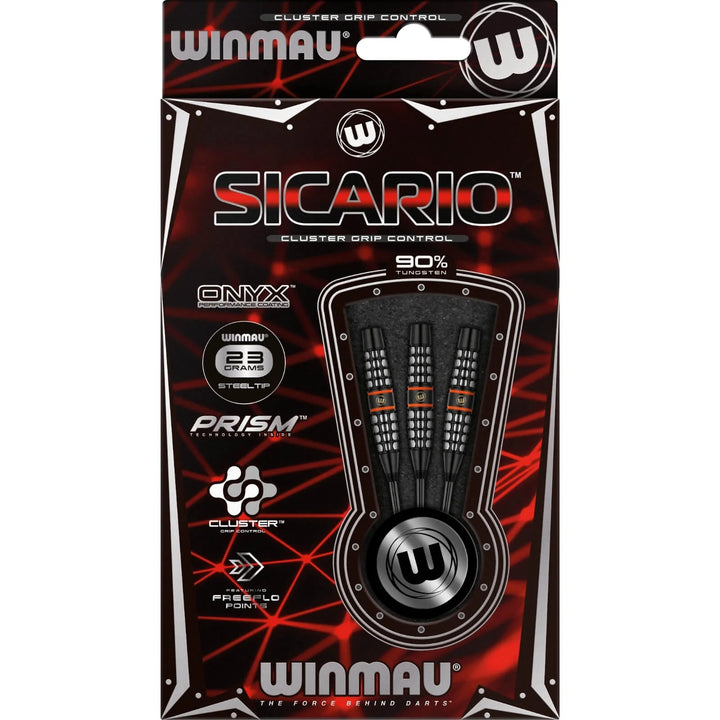 Winmau - Sicario Darts Darts Steel Tip Darts - 90% Tungsten from On Point Darts