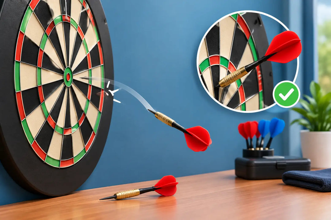 How to Stop Darts Bouncing Out of the Board