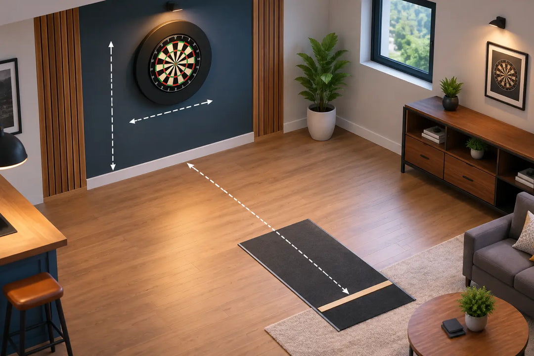Dartboard Room Dimensions Guide for Home Play