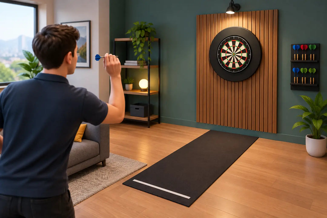 A Home Setup Example for Better Darts Practice