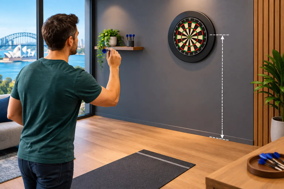 Correct Dartboard Mounting Height in Australia