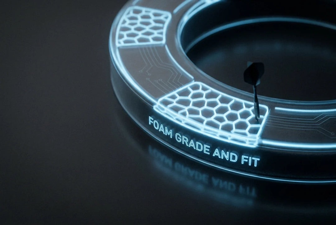 Professional header image for industry analysis: Dartboard Surrounds: What Foam Grade and Fit Actually Tel...