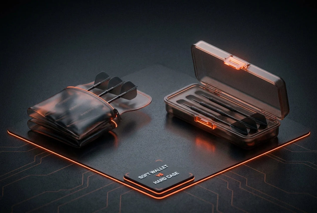 Professional header image for comparison analysis: Dart Cases Australia: Soft Wallet vs Hard Case — Which Ac...
