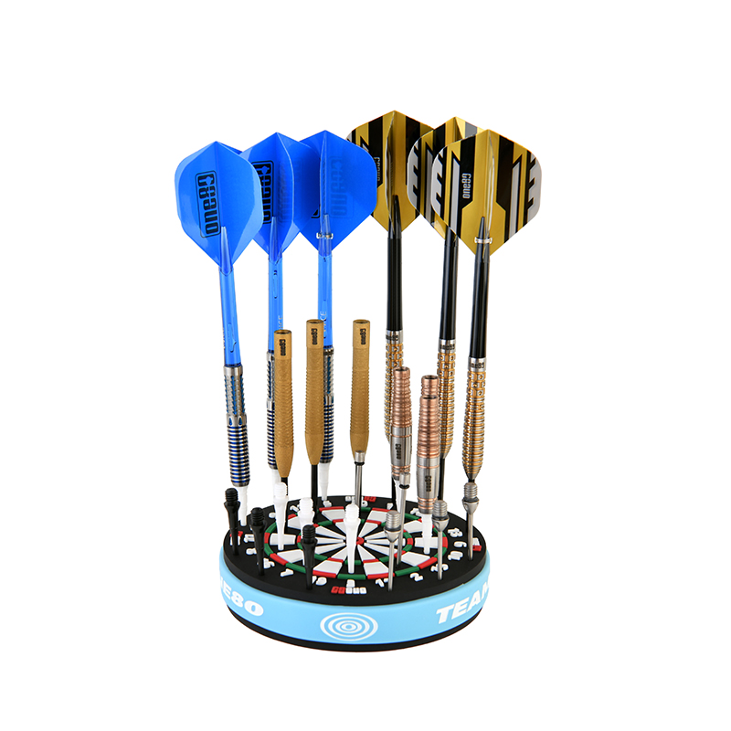 One80 Rubber Dart Holder — holder with assembled darts