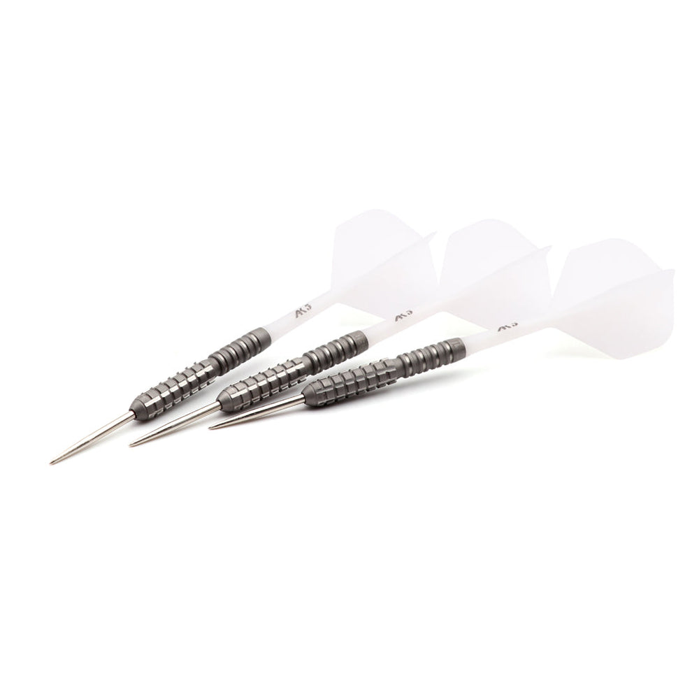 Cuesoul Dazzling (Type 2) Steel Tip Darts 90% Tungsten — three assembled darts