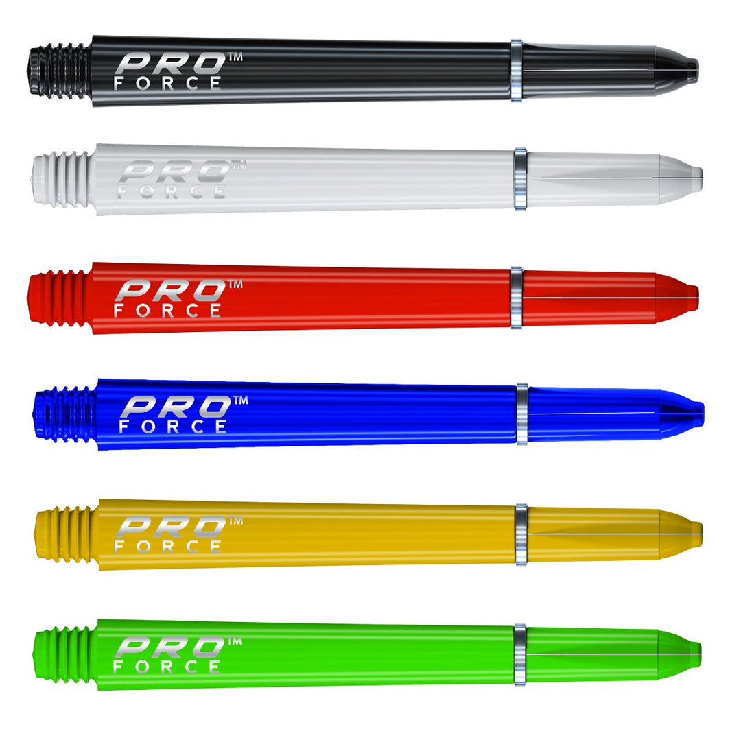 Winmau Pro Force Dart Stems — shaft colour options