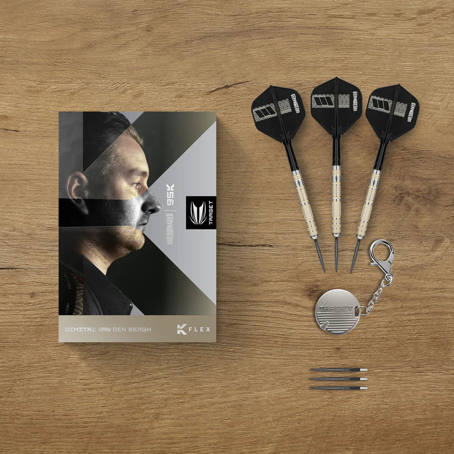 Dimitri Van Den Bergh Steel Tip Darts - 95% Tungsten