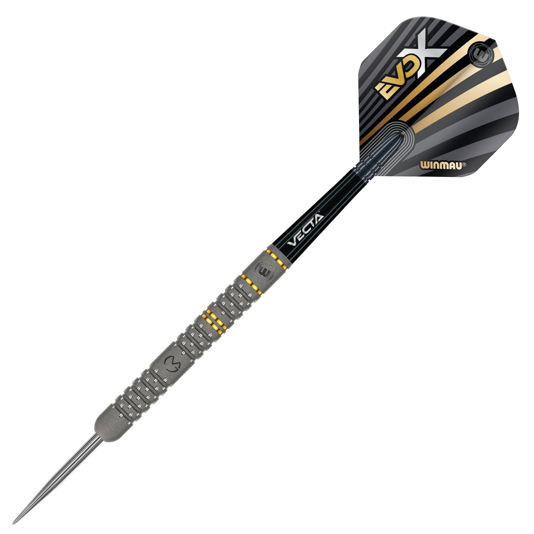 Winmau MVG EvoX Steel Tip Darts 90% Tungsten — assembled dart