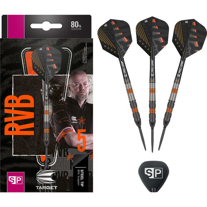 Target - Rvb Black Swiss Point Steel Tip Darts - 80% from On Point Darts