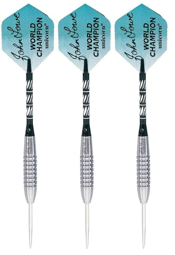 Unicorn - John Lowe WC Ambassador Steel Tip Darts - 90% Tungsten Darts