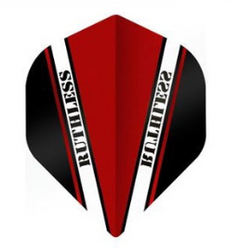 Ruthless V100 Pro Rvp Dart Flights — red flight design