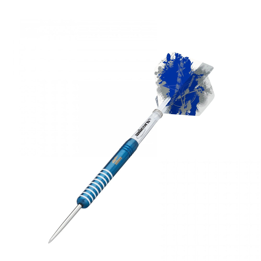 Unicorn - Gary Anderson Blue Silverstar Darts Steel Tip from On Point Darts